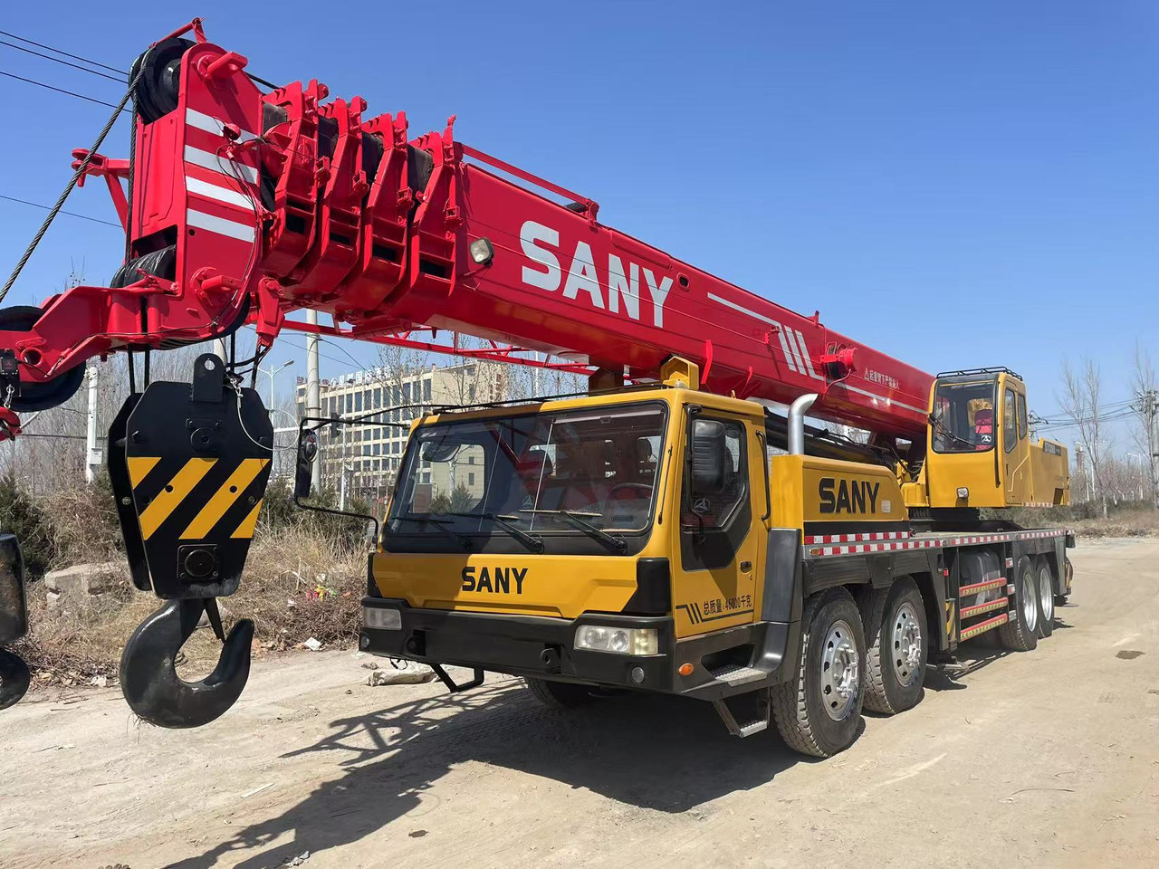 SANY STC800 STC800E STC800T STC80T5 STC800H STC750 75 ton 80ton truck crane - Cẩu bánh lốp: hình 1 SANY STC800 STC800E STC800T STC80T5 STC800H STC750 75 ton 80ton truck crane - Cẩu bánh lốp: hình 1