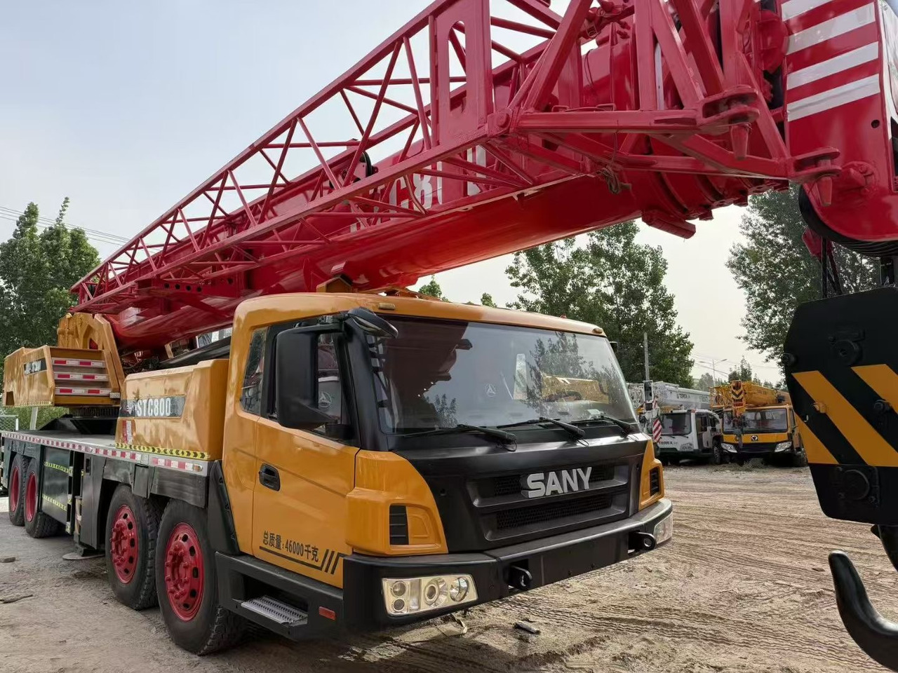 SANY STC800 STC800E STC800T STC80T5 STC800H STC750 75 ton 80ton truck crane - Cẩu bánh lốp: hình 5 SANY STC800 STC800E STC800T STC80T5 STC800H STC750 75 ton 80ton truck crane - Cẩu bánh lốp: hình 5