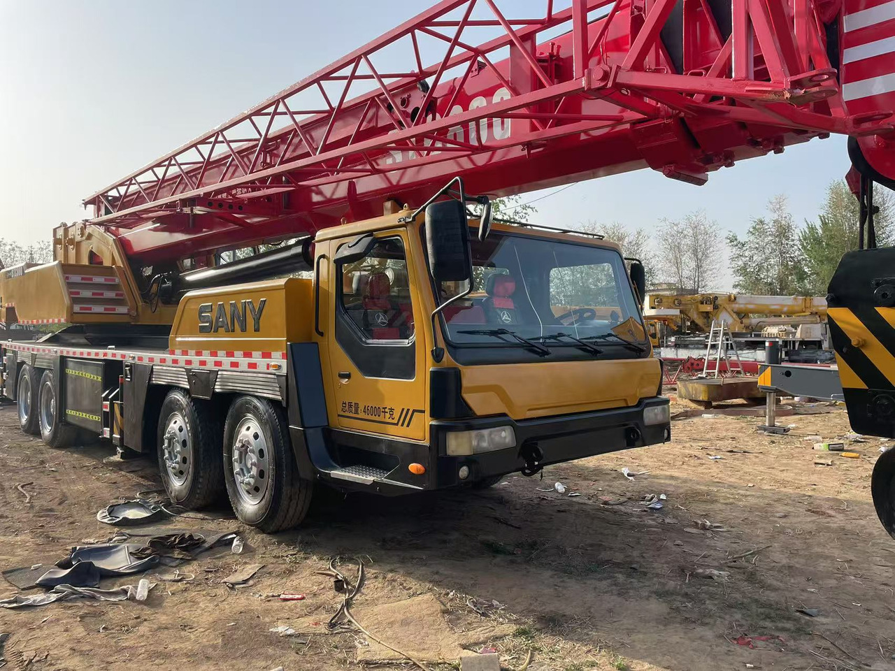 SANY STC800 STC800E STC800T STC80T5 STC800H STC750 75 ton 80ton truck crane - Cẩu bánh lốp: hình 4 SANY STC800 STC800E STC800T STC80T5 STC800H STC750 75 ton 80ton truck crane - Cẩu bánh lốp: hình 4