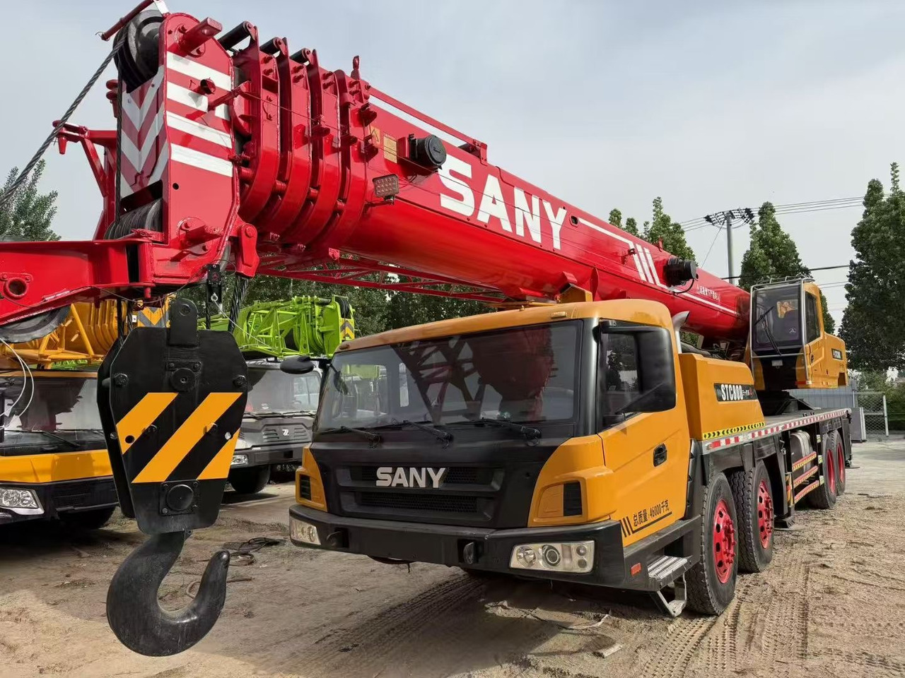 SANY STC800 STC800E STC800T STC80T5 STC800H STC750 75 ton 80ton truck crane - Cẩu bánh lốp: hình 1 SANY STC800 STC800E STC800T STC80T5 STC800H STC750 75 ton 80ton truck crane - Cẩu bánh lốp: hình 1