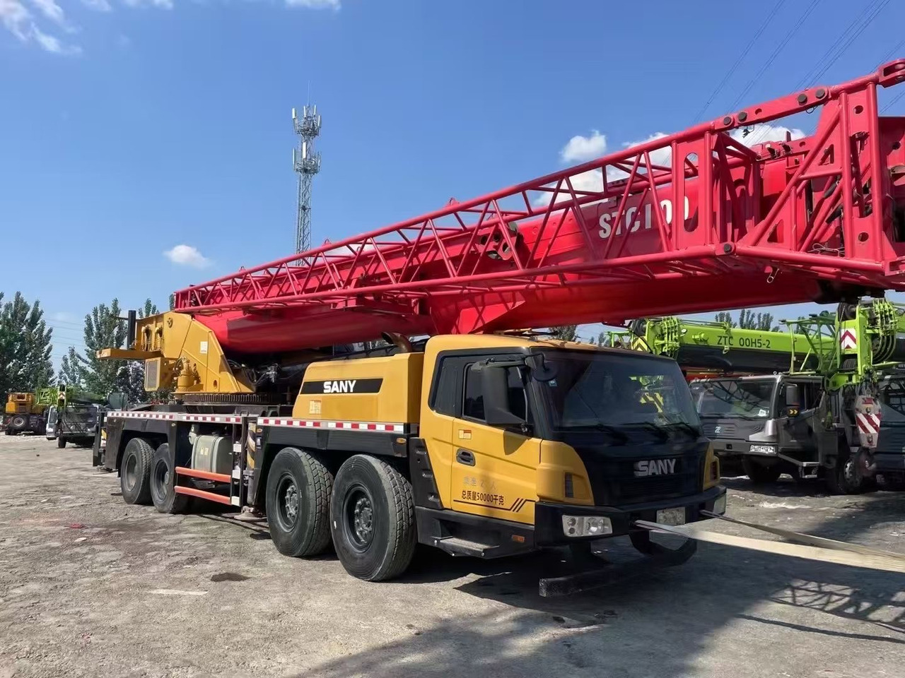 SANY STC800T5 80 ton STC800T6 STC800 STC750 truck crane - Cẩu bánh lốp: hình 3 SANY STC800T5 80 ton STC800T6 STC800 STC750 truck crane - Cẩu bánh lốp: hình 3