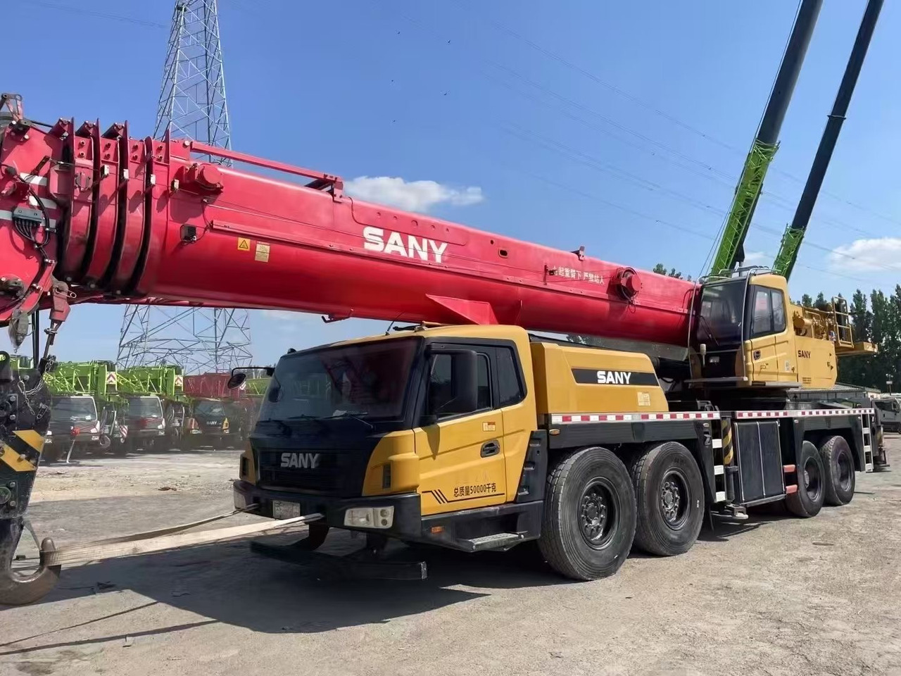 SANY STC800T5 80 ton STC800T6 STC800 STC750 truck crane - Cẩu bánh lốp: hình 1 SANY STC800T5 80 ton STC800T6 STC800 STC750 truck crane - Cẩu bánh lốp: hình 1