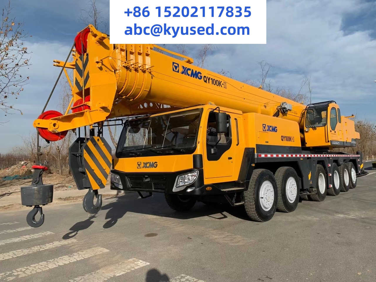 XCMG 100Ton QY100K - Cẩu bánh lốp: hình 1 XCMG 100Ton QY100K - Cẩu bánh lốp: hình 1