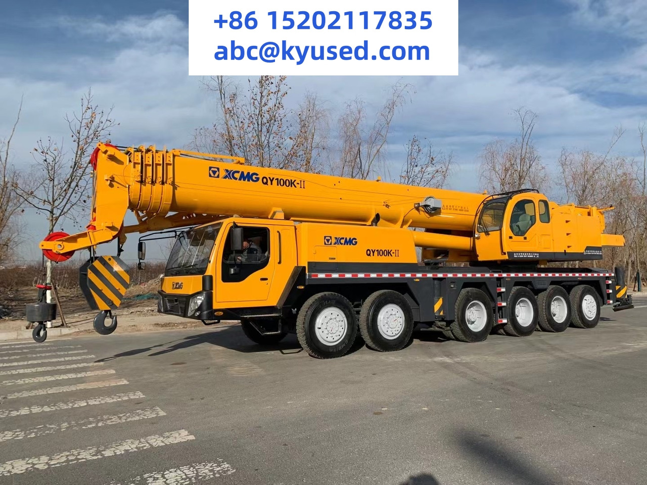XCMG QY100K 100T - Cẩu bánh lốp: hình 1 XCMG QY100K 100T - Cẩu bánh lốp: hình 1