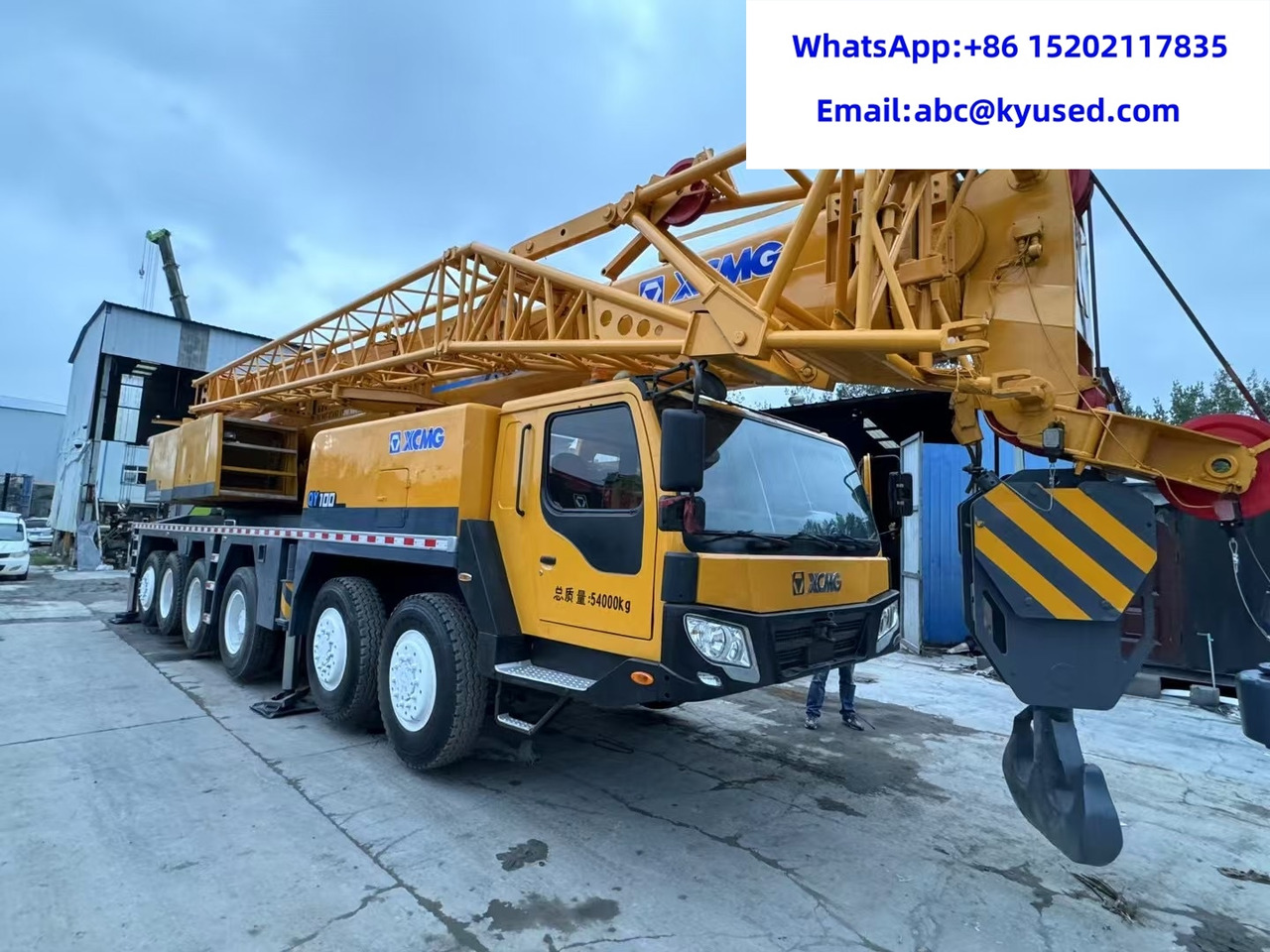 XCMG QY100K 100T crane - Cẩu bánh lốp: hình 2 XCMG QY100K 100T crane - Cẩu bánh lốp: hình 2