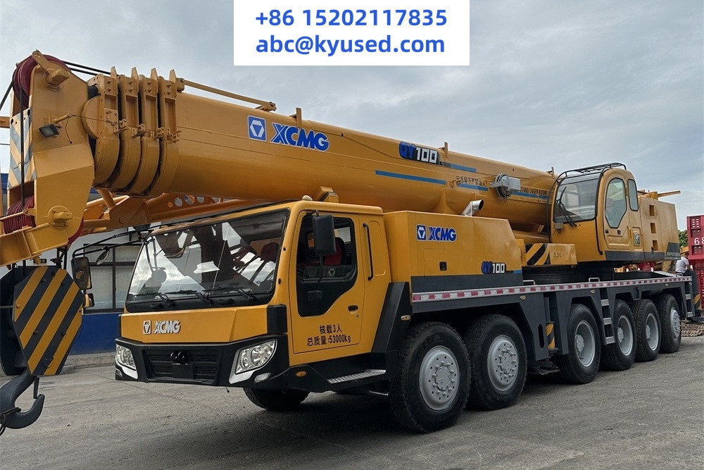 XCMG QY100K - Cẩu bánh lốp: hình 1 XCMG QY100K - Cẩu bánh lốp: hình 1
