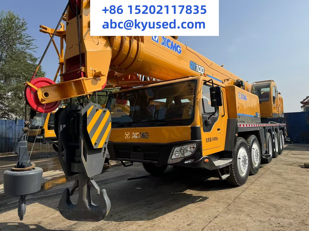 XCMG QY100K - Cẩu bánh lốp: hình 1 XCMG QY100K - Cẩu bánh lốp: hình 1