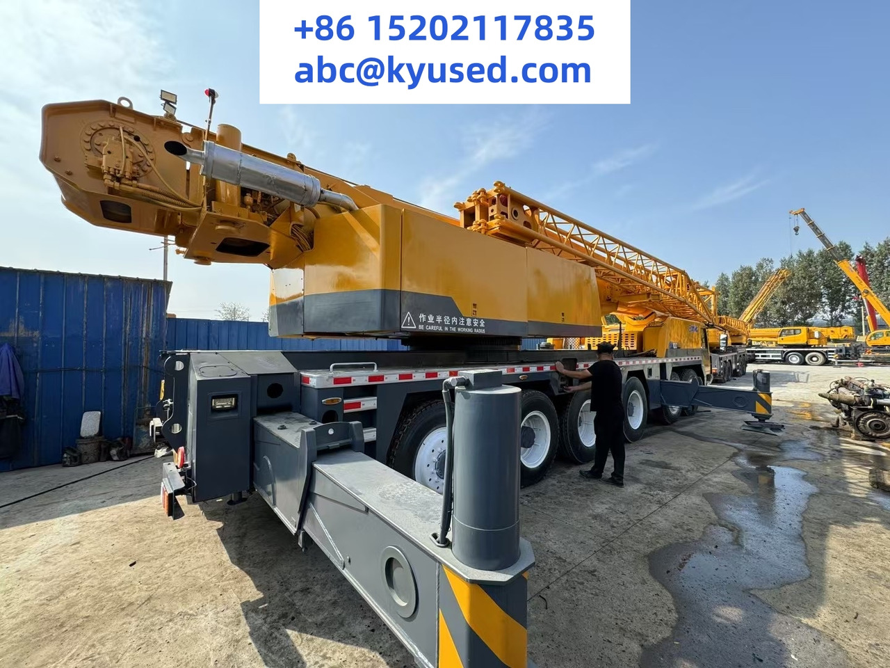 XCMG QY100K - Cẩu bánh lốp: hình 4 XCMG QY100K - Cẩu bánh lốp: hình 4