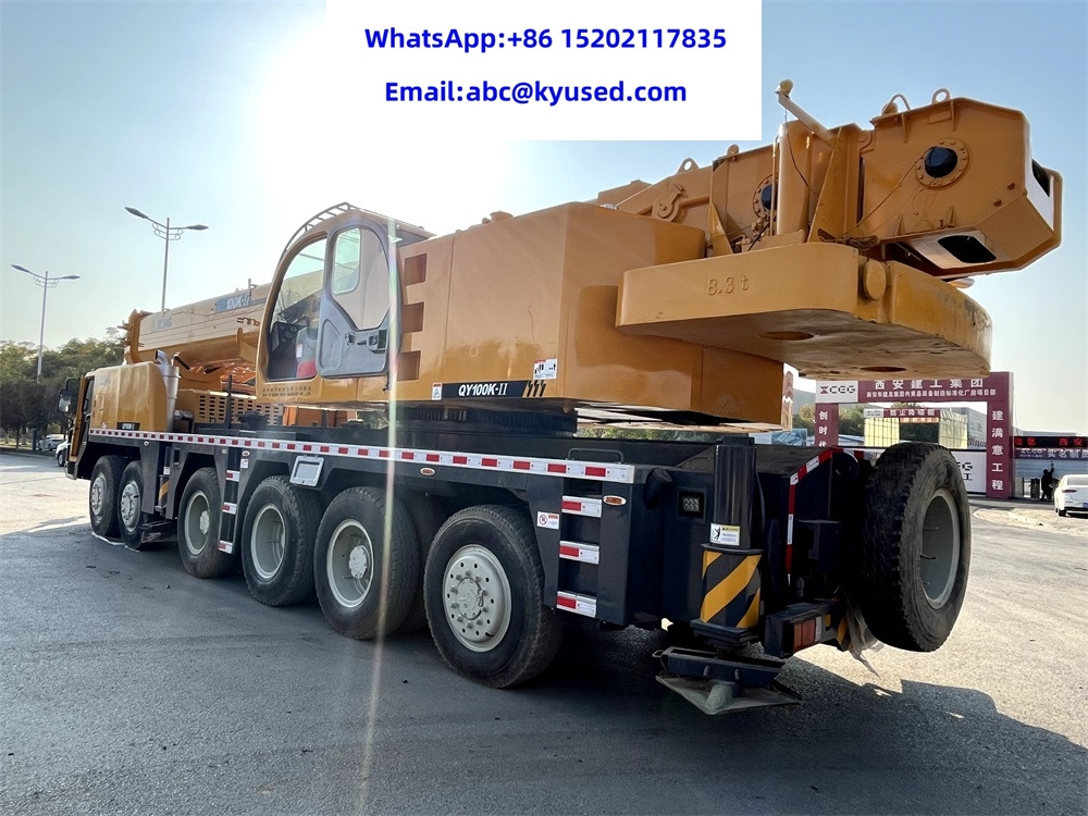 XCMG QY100K XCT100 100Ton crane - Cẩu bánh lốp: hình 4 XCMG QY100K XCT100 100Ton crane - Cẩu bánh lốp: hình 4