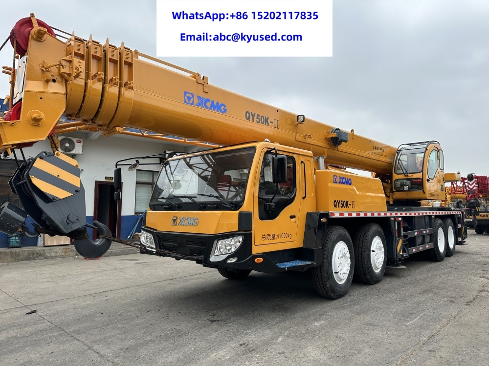 XCMG QY50K-II QY50K-2 QY50K QY70K QY55K QY65K 50TON 70TON 55TON 60TON 65TON - Cẩu bánh lốp: hình 1 XCMG QY50K-II QY50K-2 QY50K QY70K QY55K QY65K 50TON 70TON 55TON 60TON 65TON - Cẩu bánh lốp: hình 1