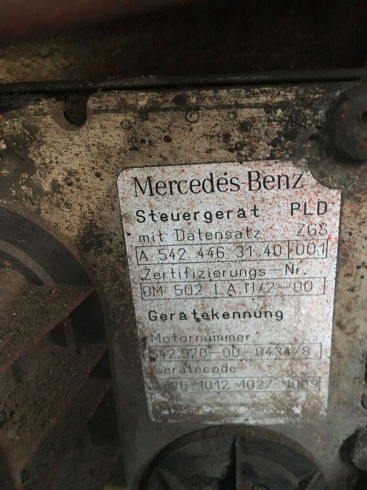 Mercedes-Benz OM502LA A542 Mercedes-Benz Actros truck - Động cơ cho Xe tải: hình 5 Mercedes-Benz OM502LA A542 Mercedes-Benz Actros truck - Động cơ cho Xe tải: hình 5