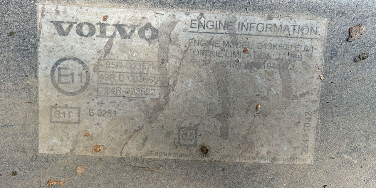 Volvo D13K Volvo D13K truck - Động cơ cho Xe tải: hình 4 Volvo D13K Volvo D13K truck - Động cơ cho Xe tải: hình 4