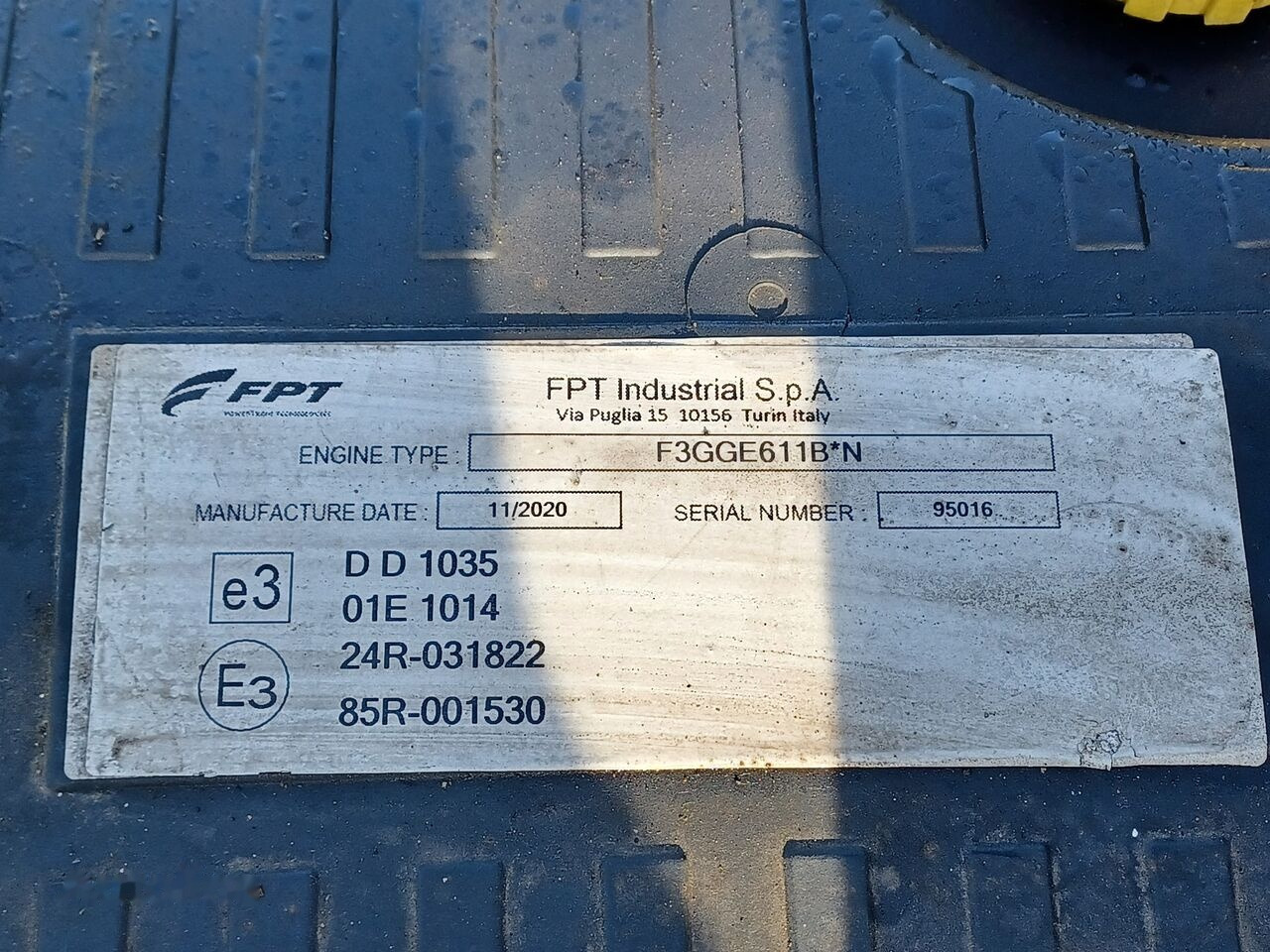 IVECO F3GGE611B*N IVECO truck - Động cơ cho Xe tải: hình 1 IVECO F3GGE611B*N IVECO truck - Động cơ cho Xe tải: hình 1