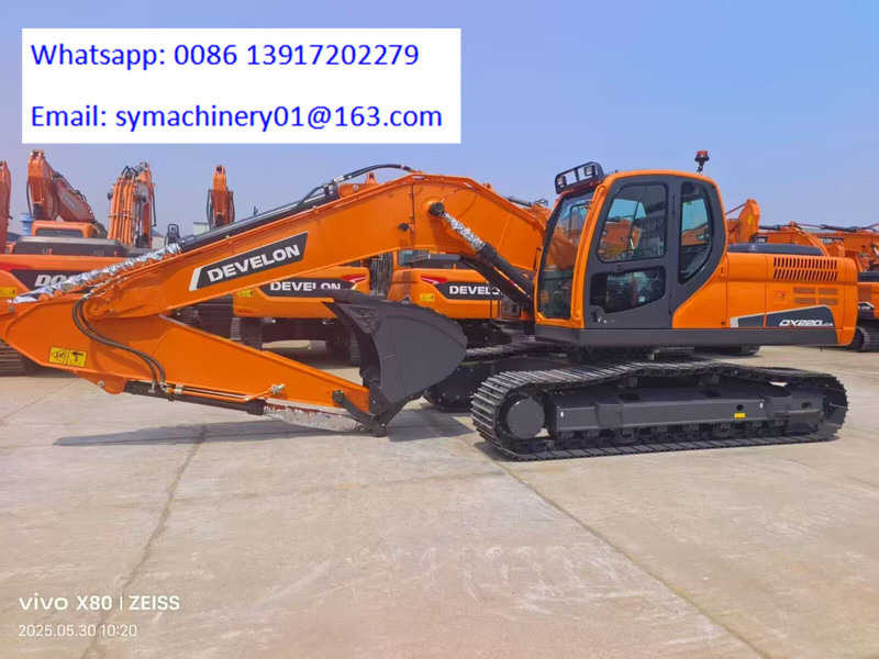 Doosan DX220 - Máy xúc bánh xích: hình 1 Doosan DX220 - Máy xúc bánh xích: hình 1