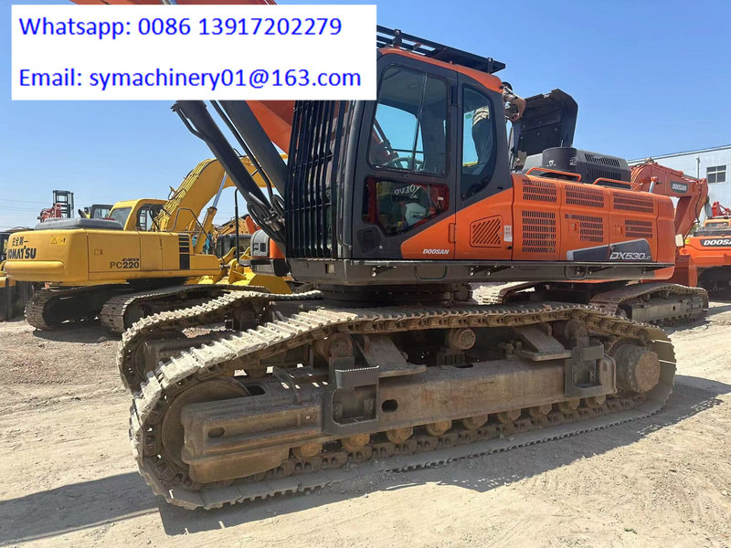 Doosan DX520 - Máy xúc bánh xích: hình 2 Doosan DX520 - Máy xúc bánh xích: hình 2