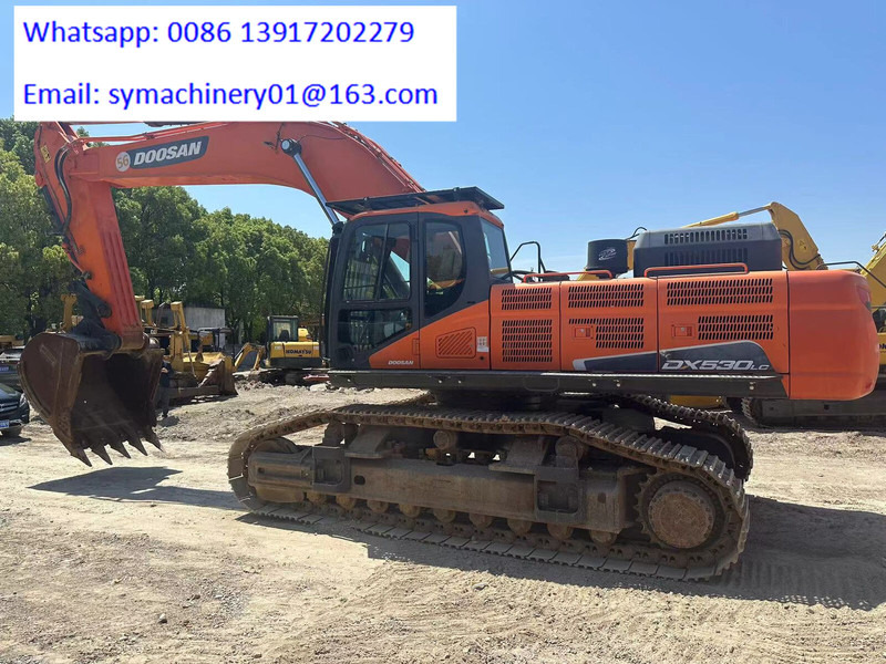 Doosan DX520 - Máy xúc bánh xích: hình 1 Doosan DX520 - Máy xúc bánh xích: hình 1
