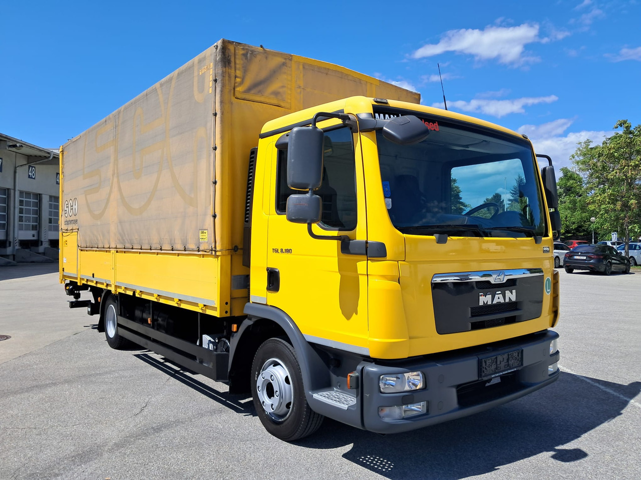MAN MAN TGL 8.180 Pritsche + LBW | Klima | Tempomat | Schaltgetriebe - Xe tải thùng lửng/ Phẳng: hình 2 MAN MAN TGL 8.180 Pritsche + LBW | Klima | Tempomat | Schaltgetriebe - Xe tải thùng lửng/ Phẳng: hình 2