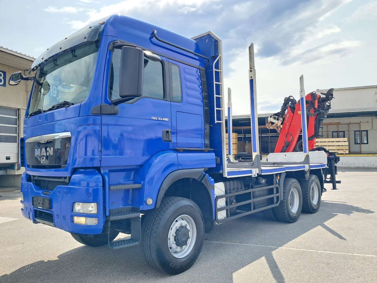 MAN TGS33 480 - Xe chở gỗ, Xe cẩu tự hành: hình 1 MAN TGS33 480 - Xe chở gỗ, Xe cẩu tự hành: hình 1