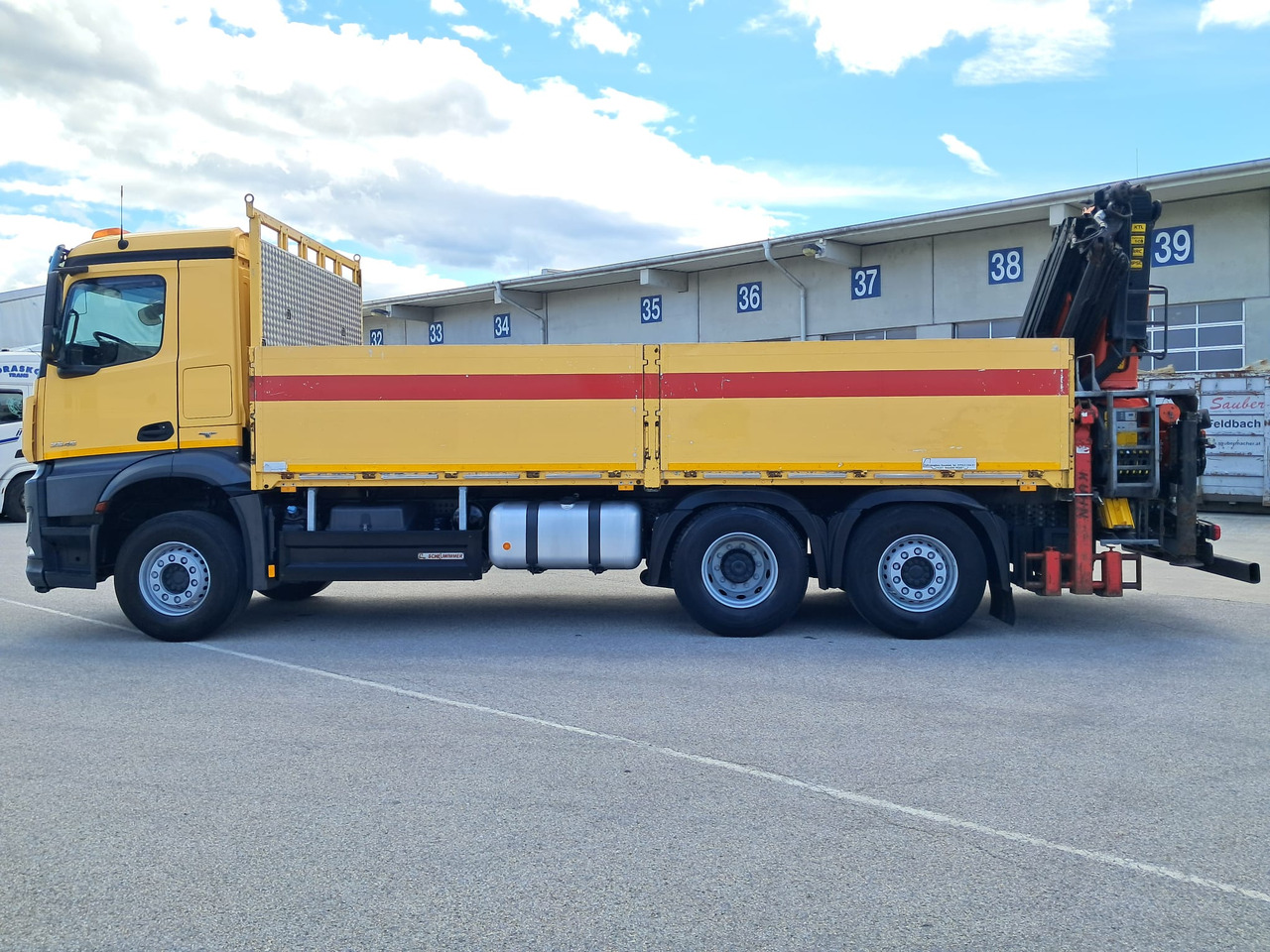 MERCEDES-BENZ Arocs 2545 | Palfinger PK 22002 | Klima | Retarder | Euro 6 - Xe tải thùng lửng/ Phẳng, Xe cẩu tự hành: hình 3 MERCEDES-BENZ Arocs 2545 | Palfinger PK 22002 | Klima | Retarder | Euro 6 - Xe tải thùng lửng/ Phẳng, Xe cẩu tự hành: hình 3
