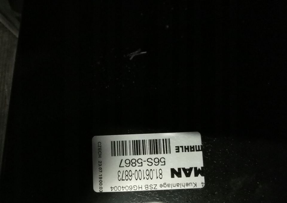 Chłodnice CHŁODNICA MAN TGS MEHLE 81.06100-6873 - Bộ tản nhiệt cho Xe tải: hình 3 Chłodnice CHŁODNICA MAN TGS MEHLE 81.06100-6873 - Bộ tản nhiệt cho Xe tải: hình 3