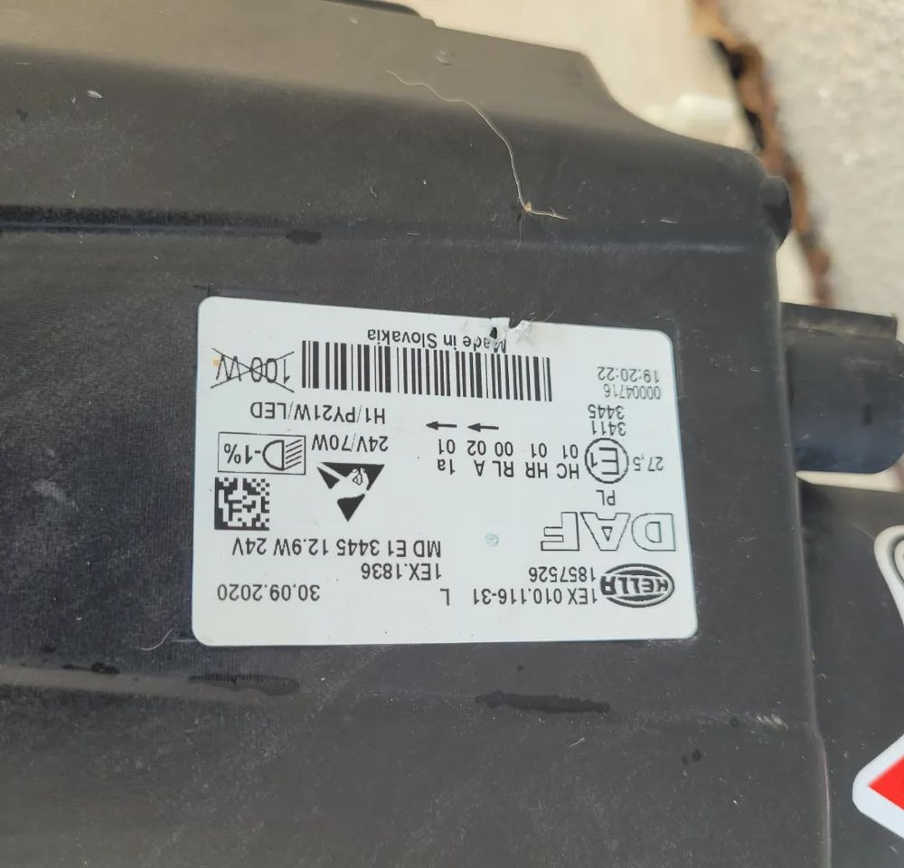 LAMPA LEWA FULL LED DAF XF 106 ORYGINAL - Đèn/ Chiếu sáng cho Xe tải: hình 3 LAMPA LEWA FULL LED DAF XF 106 ORYGINAL - Đèn/ Chiếu sáng cho Xe tải: hình 3