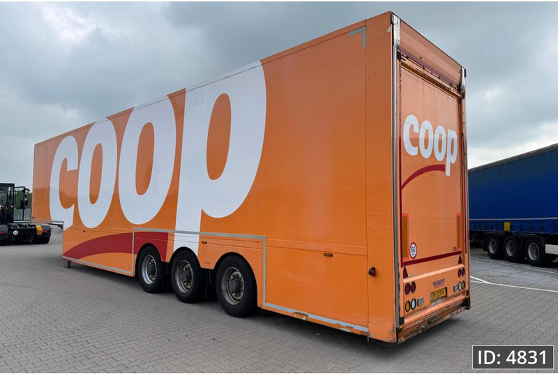 BURGERS Double-Deck / Steering axle / Tail lift / Racing / 5 pieces - Sơ mi rơ moóc hộp kín: hình 2 BURGERS Double-Deck / Steering axle / Tail lift / Racing / 5 pieces - Sơ mi rơ moóc hộp kín: hình 2