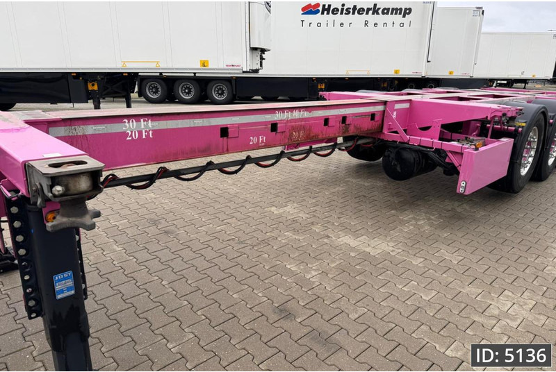 Broshuis 3UCC-39/45 Multi / 2x Extandable / 2x Lift Axle - Xe chở container/ Sơ mi rơ moóc hoán đổi thân: hình 2 Broshuis 3UCC-39/45 Multi / 2x Extandable / 2x Lift Axle - Xe chở container/ Sơ mi rơ moóc hoán đổi thân: hình 2