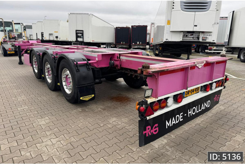 Broshuis 3UCC-39/45 Multi / 2x Extandable / 2x Lift Axle - Xe chở container/ Sơ mi rơ moóc hoán đổi thân: hình 3 Broshuis 3UCC-39/45 Multi / 2x Extandable / 2x Lift Axle - Xe chở container/ Sơ mi rơ moóc hoán đổi thân: hình 3