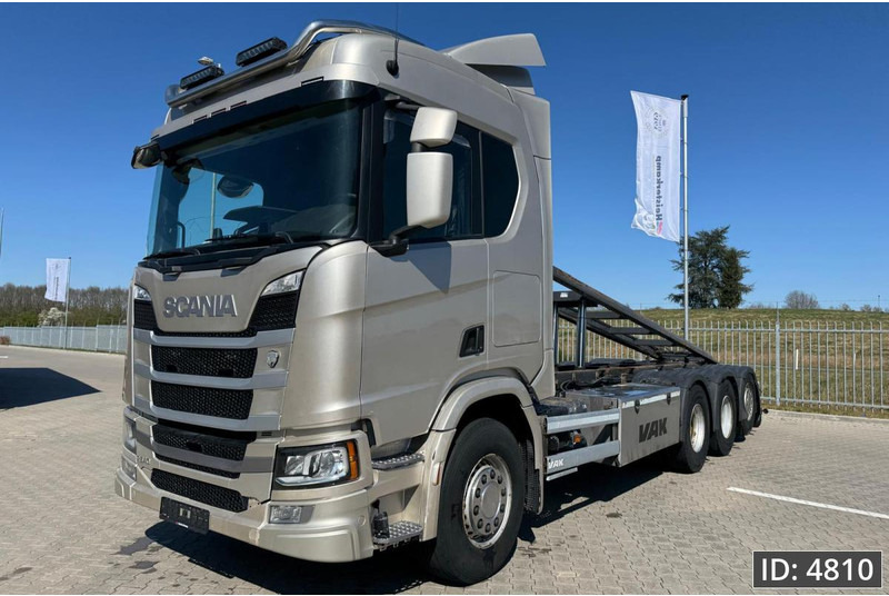 Scania R540 Topline, Euro 6, / 8x4 / BDF / Tipper / Steering axle, Intarder - Xe chở container/ Xe tải hoán đổi thân: hình 1 Scania R540 Topline, Euro 6, / 8x4 / BDF / Tipper / Steering axle, Intarder - Xe chở container/ Xe tải hoán đổi thân: hình 1