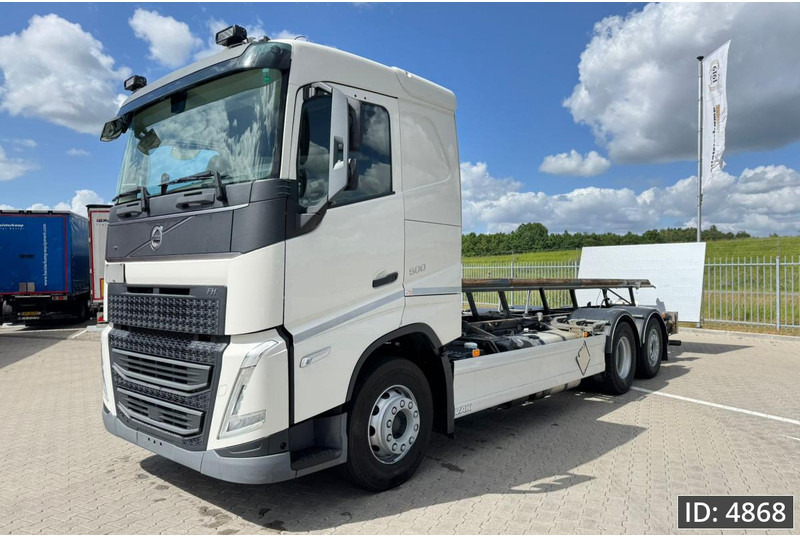 Volvo FH 500 Globetrotter, Euro 6, / 6x2 / Hydraulic body / frame 7.4 m / Tail lift - Xe chở container/ Xe tải hoán đổi thân: hình 1 Volvo FH 500 Globetrotter, Euro 6, / 6x2 / Hydraulic body / frame 7.4 m / Tail lift - Xe chở container/ Xe tải hoán đổi thân: hình 1