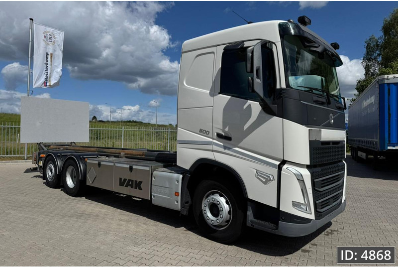 Volvo FH 500 Globetrotter, Euro 6, / 6x2 / Hydraulic body / frame 7.4 m / Tail lift - Xe chở container/ Xe tải hoán đổi thân: hình 4 Volvo FH 500 Globetrotter, Euro 6, / 6x2 / Hydraulic body / frame 7.4 m / Tail lift - Xe chở container/ Xe tải hoán đổi thân: hình 4