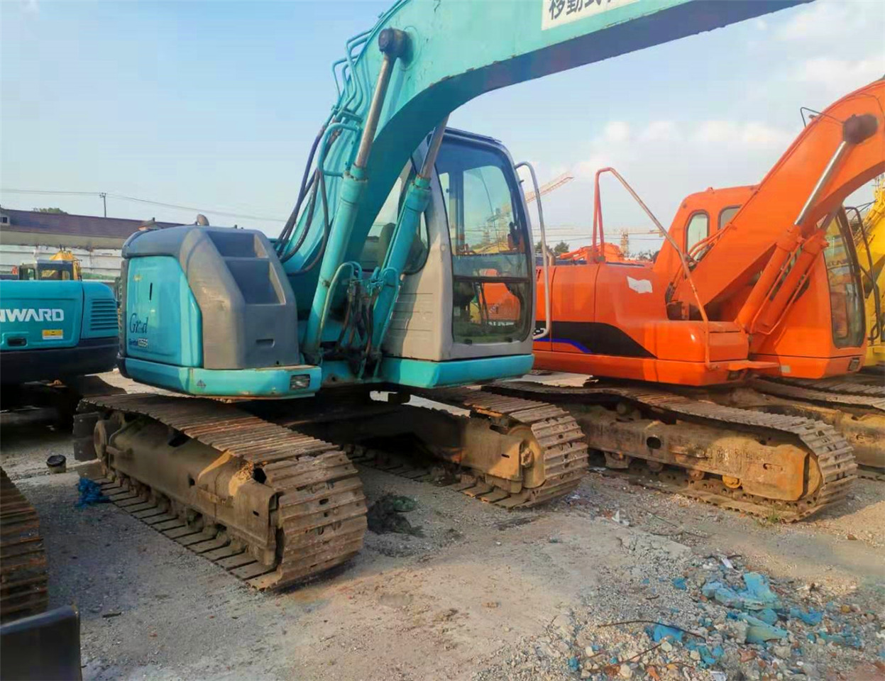 KOBELCO Crawler Excavator SK135 - Máy xúc bánh xích: hình 1 KOBELCO Crawler Excavator SK135 - Máy xúc bánh xích: hình 1
