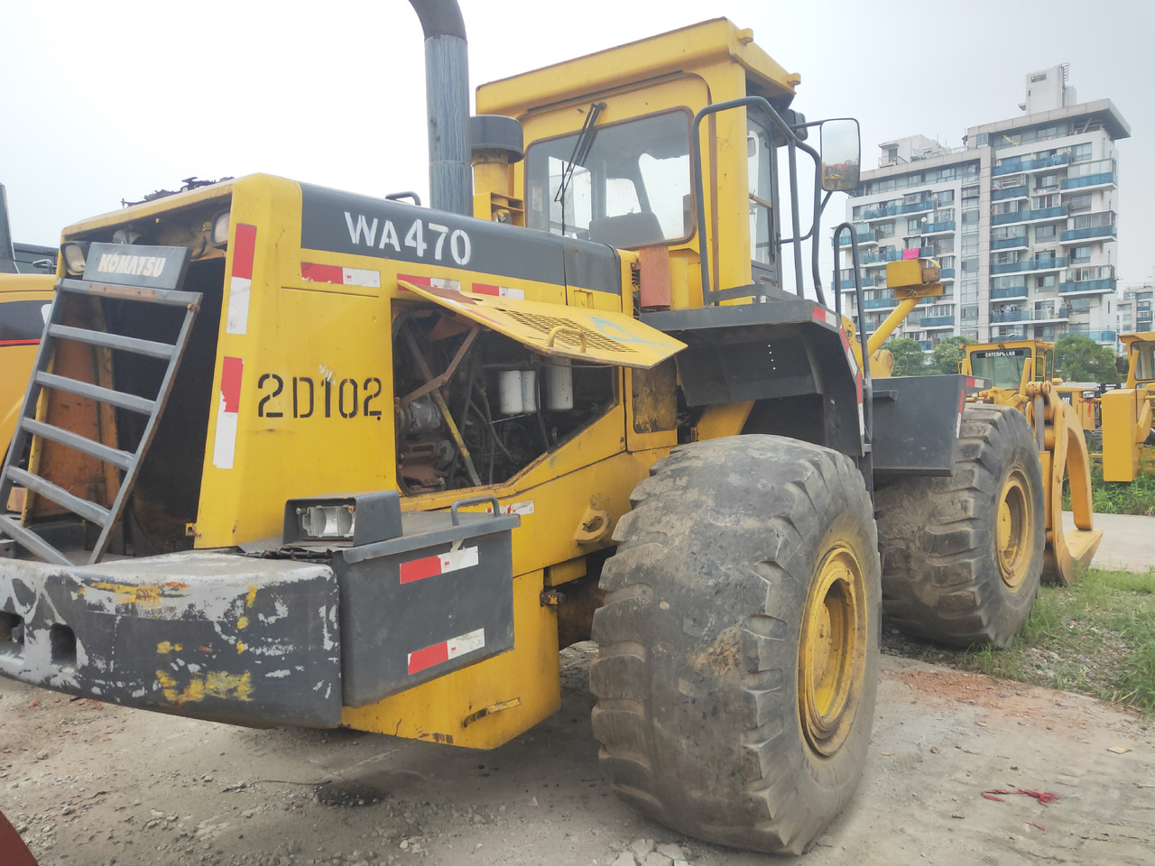 KOMATSU Wheel WA470-3 With a fork - Máy xúc lật bánh lốp: hình 3 KOMATSU Wheel WA470-3 With a fork - Máy xúc lật bánh lốp: hình 3