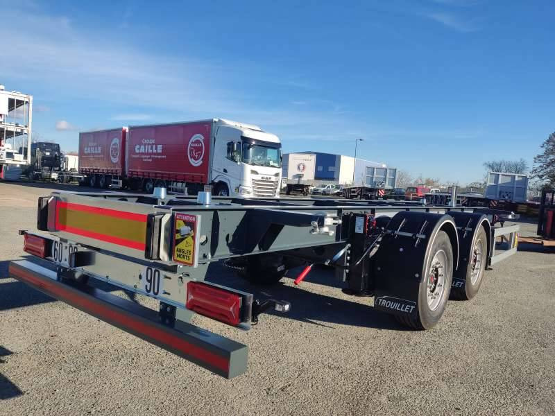 Remorque 2 Essieux 19T PORTE CAISSE MOBILE - Xe chở container/ Rơ moóc hoán đổi thân: hình 3 Remorque 2 Essieux 19T PORTE CAISSE MOBILE - Xe chở container/ Rơ moóc hoán đổi thân: hình 3