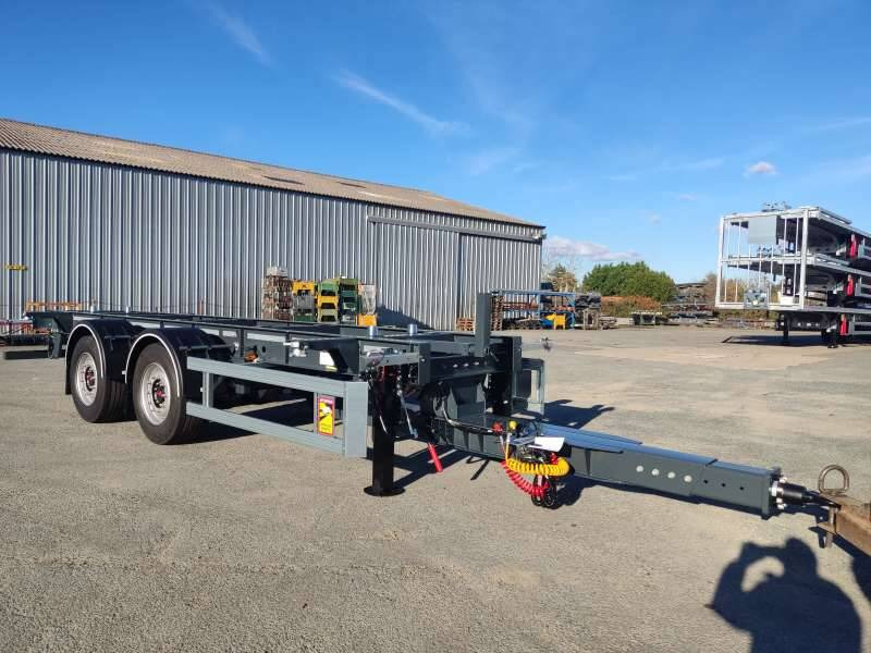 Remorque 2 Essieux 19T PORTE CAISSE MOBILE - Xe chở container/ Rơ moóc hoán đổi thân: hình 1 Remorque 2 Essieux 19T PORTE CAISSE MOBILE - Xe chở container/ Rơ moóc hoán đổi thân: hình 1
