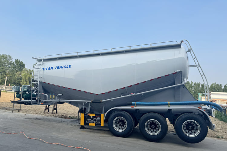 TITAH Bulk Cement Tank Trailer for Slae in Guyana - Sơ mi rơ moóc bồn: hình 3 TITAH Bulk Cement Tank Trailer for Slae in Guyana - Sơ mi rơ moóc bồn: hình 3
