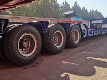 TITAN 120 Ton Lowboy Truck Trailer for Sale in Zambia - Sơ mi rơ moóc thùng thấp: hình 4 TITAN 120 Ton Lowboy Truck Trailer for Sale in Zambia - Sơ mi rơ moóc thùng thấp: hình 4