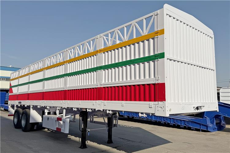 TITAN 2 Axle Fence Cargo Trailer with Bogie Suspension for Sale In Zimbabwe - Sơ mi rơ moóc chở gia súc: hình 1 TITAN 2 Axle Fence Cargo Trailer with Bogie Suspension for Sale In Zimbabwe - Sơ mi rơ moóc chở gia súc: hình 1