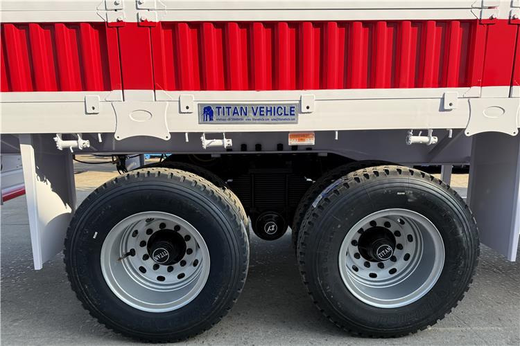 TITAN 2 Axle Fence Cargo Trailer with Bogie Suspension for Sale In Zimbabwe - Sơ mi rơ moóc chở gia súc: hình 3 TITAN 2 Axle Fence Cargo Trailer with Bogie Suspension for Sale In Zimbabwe - Sơ mi rơ moóc chở gia súc: hình 3