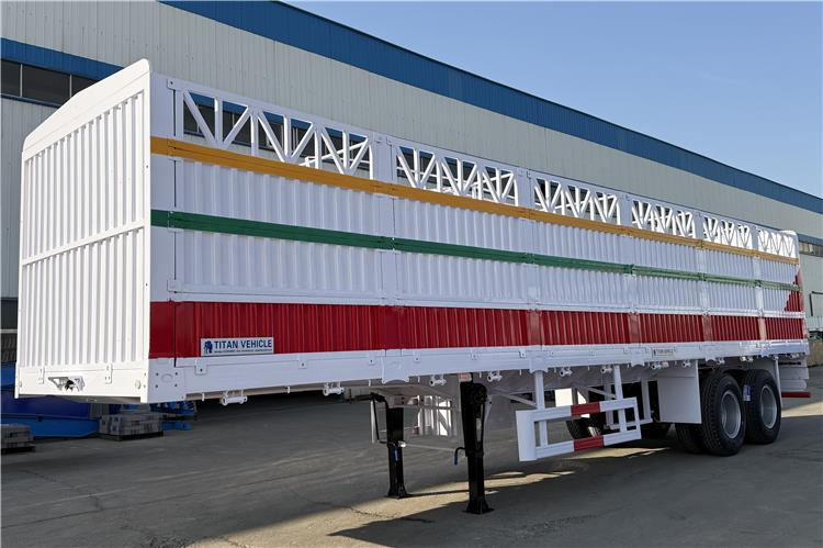 TITAN 2 Axle Fence Cargo Trailer with Bogie Suspension for Sale In Zimbabwe - Sơ mi rơ moóc chở gia súc: hình 5 TITAN 2 Axle Fence Cargo Trailer with Bogie Suspension for Sale In Zimbabwe - Sơ mi rơ moóc chở gia súc: hình 5
