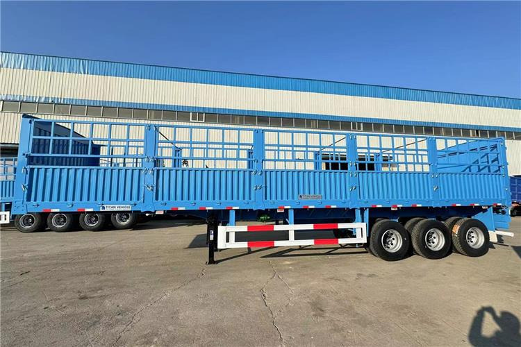 TITAN 3 Axle 60 Ton Cargo Semi Trailer for Sale In Sudan - Sơ mi rơ moóc chở gia súc: hình 4 TITAN 3 Axle 60 Ton Cargo Semi Trailer for Sale In Sudan - Sơ mi rơ moóc chở gia súc: hình 4