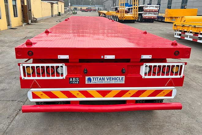 TITAN 3 Axle Flatbed Trailer for Sale in Senegal - Sơ mi rơ moóc thùng lửng/ Phẳng: hình 5 TITAN 3 Axle Flatbed Trailer for Sale in Senegal - Sơ mi rơ moóc thùng lửng/ Phẳng: hình 5