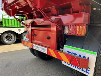 Sơ mi rơ moóc ben để vận chuyển vật liệu cồng kềnh mới TITAN 3 Axle Semi Container Tipper Trailer for Sale in Malawi: hình 5 Sơ mi rơ moóc ben để vận chuyển vật liệu cồng kềnh mới TITAN 3 Axle Semi Container Tipper Trailer for Sale in Malawi: hình 5