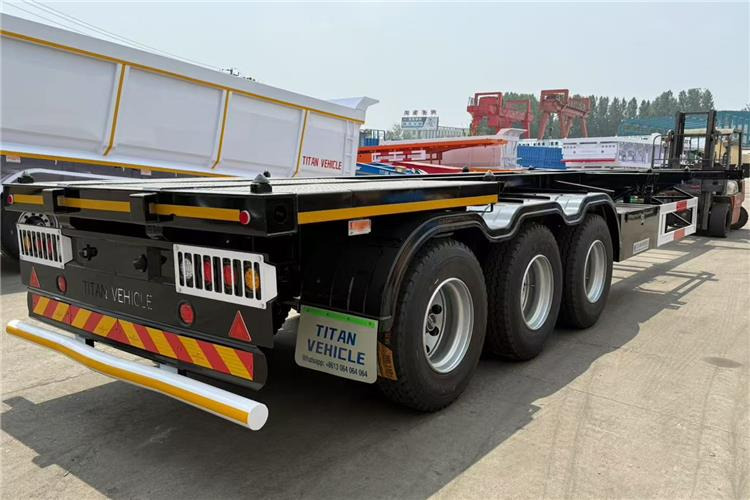 TITAN 3 Axle Skeletal Semi Trailer Price for Sale Near Me In Jamaica - Sơ mi rơ moóc khung gầm: hình 1 TITAN 3 Axle Skeletal Semi Trailer Price for Sale Near Me In Jamaica - Sơ mi rơ moóc khung gầm: hình 1