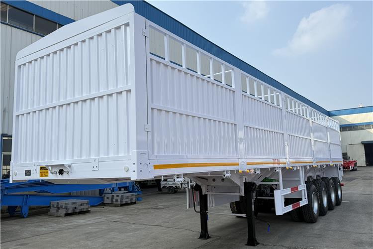TITAN 4 Axle 80 Ton Fence Cargo Truck Trailer for Sale in Nigeria - Sơ mi rơ moóc chở gia súc: hình 4 TITAN 4 Axle 80 Ton Fence Cargo Truck Trailer for Sale in Nigeria - Sơ mi rơ moóc chở gia súc: hình 4