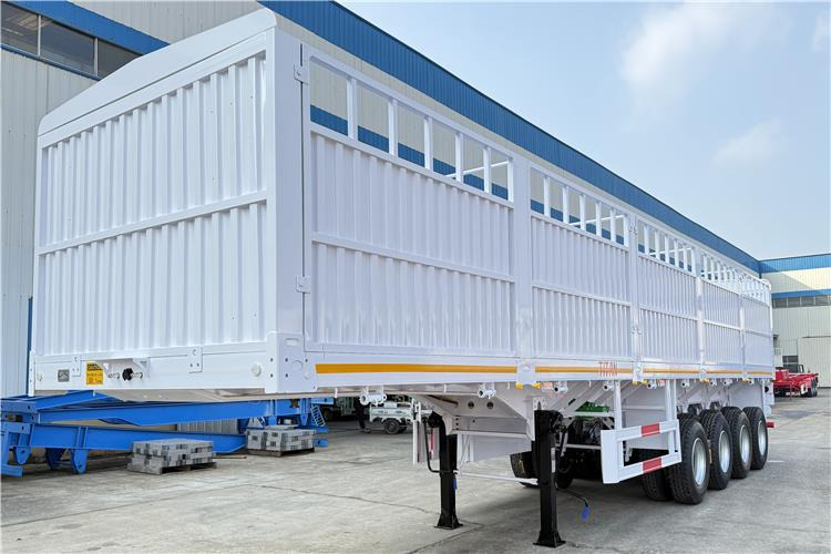 TITAN 4 Axle 80 Ton Fence Cargo Truck Trailer for Sale in Nigeria - Sơ mi rơ moóc chở gia súc: hình 3 TITAN 4 Axle 80 Ton Fence Cargo Truck Trailer for Sale in Nigeria - Sơ mi rơ moóc chở gia súc: hình 3