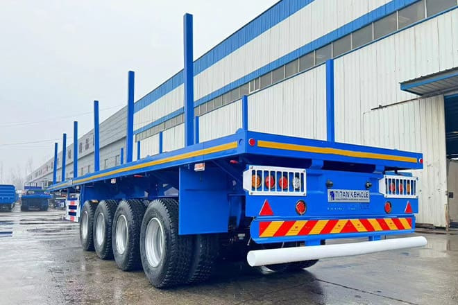 TITAN 4 Axle Wood Log Trailer for Sale in Philippines - Sơ mi rơ moóc thùng lửng/ Phẳng: hình 3 TITAN 4 Axle Wood Log Trailer for Sale in Philippines - Sơ mi rơ moóc thùng lửng/ Phẳng: hình 3