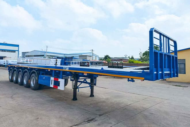 TITAN 5 Axle New Flatbed Trailers for Sale in Mauritius - Sơ mi rơ moóc thùng lửng/ Phẳng: hình 4 TITAN 5 Axle New Flatbed Trailers for Sale in Mauritius - Sơ mi rơ moóc thùng lửng/ Phẳng: hình 4
