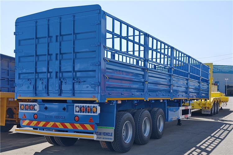 TITAN 60 Ton Fence Cargo Semi Trailer for Sale in Tanzania - Sơ mi rơ moóc chở gia súc: hình 1 TITAN 60 Ton Fence Cargo Semi Trailer for Sale in Tanzania - Sơ mi rơ moóc chở gia súc: hình 1