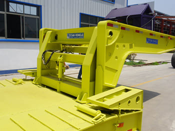 TITAN 60T Detach Lowboy Gooseneck for Sale in Congo - Sơ mi rơ moóc thùng thấp: hình 3 TITAN 60T Detach Lowboy Gooseneck for Sale in Congo - Sơ mi rơ moóc thùng thấp: hình 3